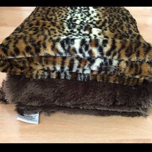 Cozy faux fur throws